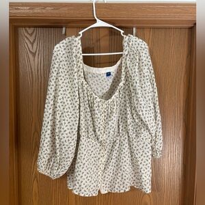 Plus Size Button Down Blouse
